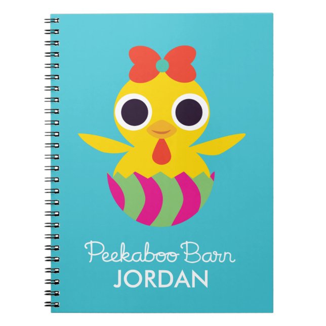 Peekaboo Barn Easter | Bayla the Chick Notebook (Front)