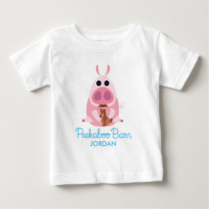 Peekaboo Barn Easter   Leary the Pig 2 Baby T-Shirt