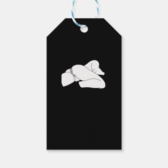 Peekaboo Classic Funny Gift Tags (Front)