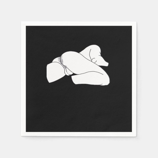 Peekaboo Classic Funny Napkin (Front)