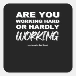 Peekaboo Claws Square Sticker