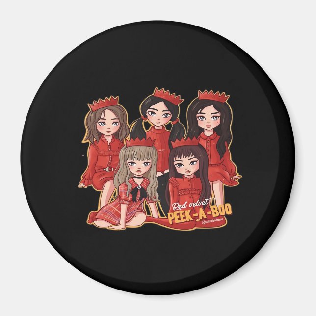 Peekaboo Cosy Autumn Magnet (Front)