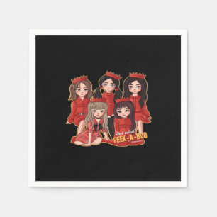 Peekaboo Cozy Autumn Napkin