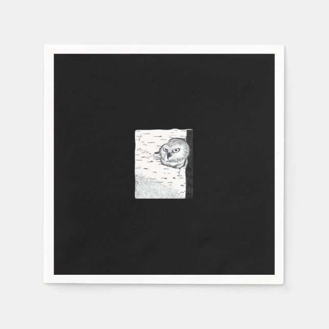 Peekaboo Cute Basic Napkin (Front)