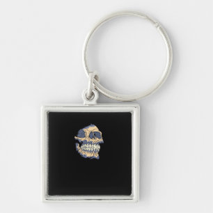 Peekaboo Death Skull Key Ring