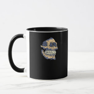 Peekaboo Death Skull Mug