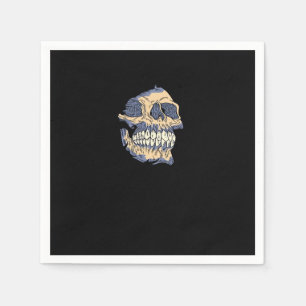 Peekaboo Death Skull Napkin