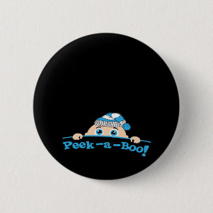 Peekaboo Fitted 6 Cm Round Badge