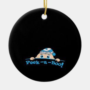 Peekaboo Fitted Ceramic Tree Decoration