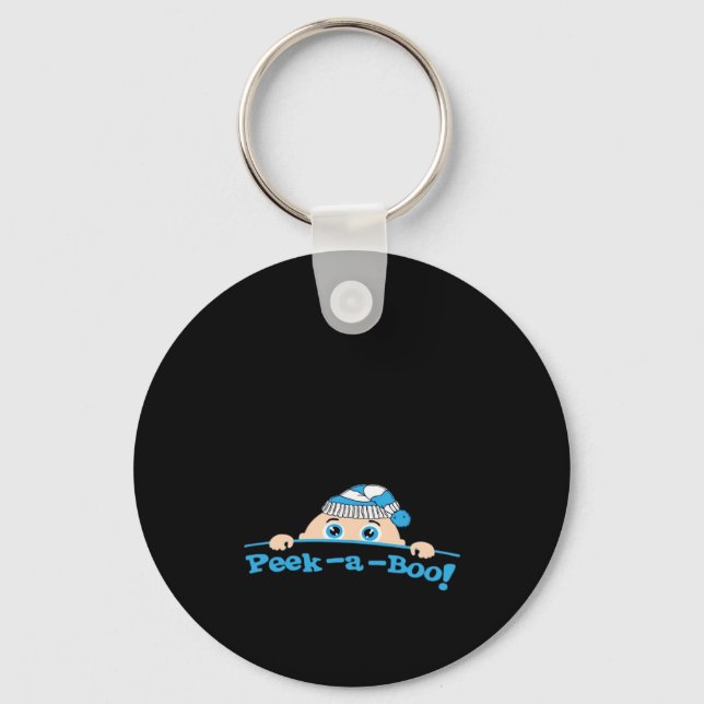 Peekaboo  Fitted Key Ring (Front)