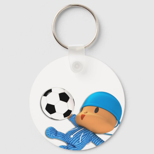 Peekaboo football key ring (Front)