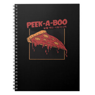 Peekaboo Funny Quote Notebook