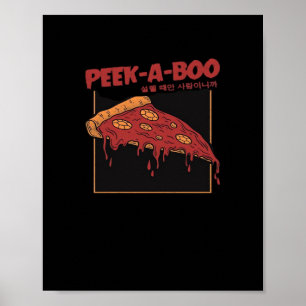 Peekaboo Funny Quote Poster