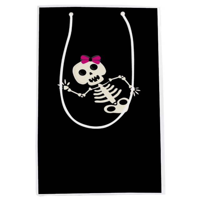 Peekaboo Funny Sloth Medium Gift Bag (Front)