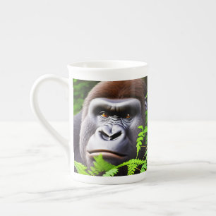 Peekaboo Gorilla, Bone China Cup