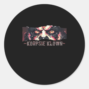 Peekaboo Graphic Autumn Vibes Classic Round Sticker