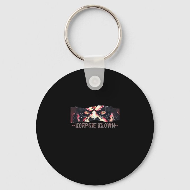 Peekaboo Graphic Autumn Vibes Key Ring (Front)