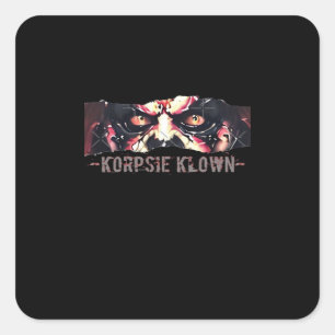 Peekaboo Graphic Autumn Vibes Square Sticker