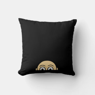 Peekaboo Graphic Basic Quote Cushion