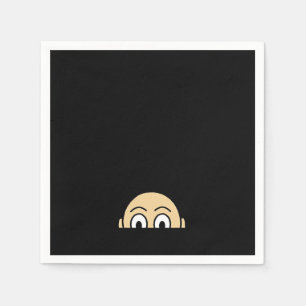 Peekaboo Graphic Basic Quote Napkin
