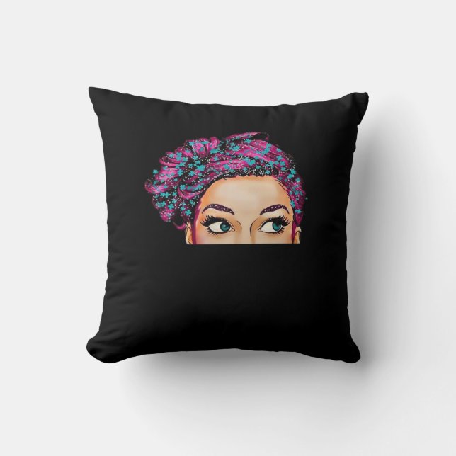 Peekaboo Halloween Design Cushion (Front)