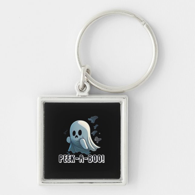 Peekaboo Halloween Edition Key Ring (Front)
