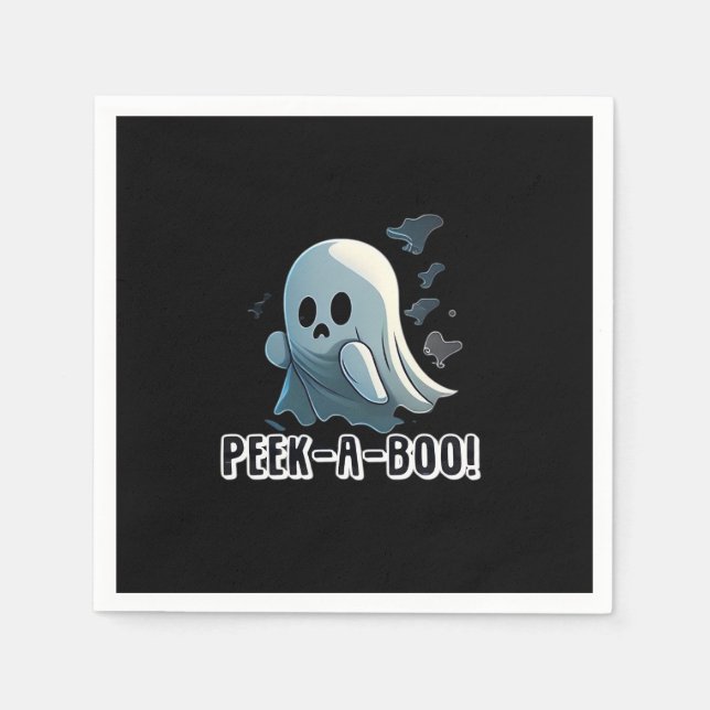 Peekaboo Halloween Edition Napkin (Front)