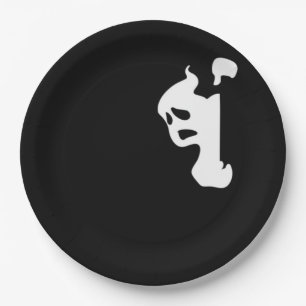 Peekaboo Lazy Sloth Paper Plate