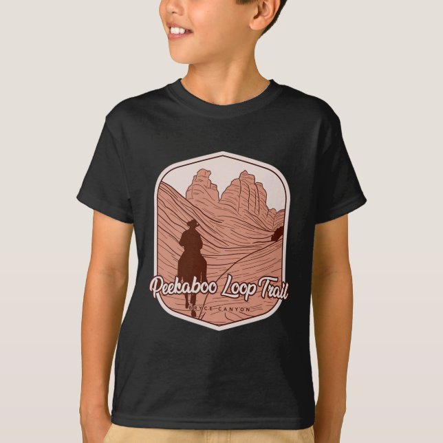 Peekaboo Loop Trail - Bryce Canyon Horseback Ridin T-Shirt (Front)