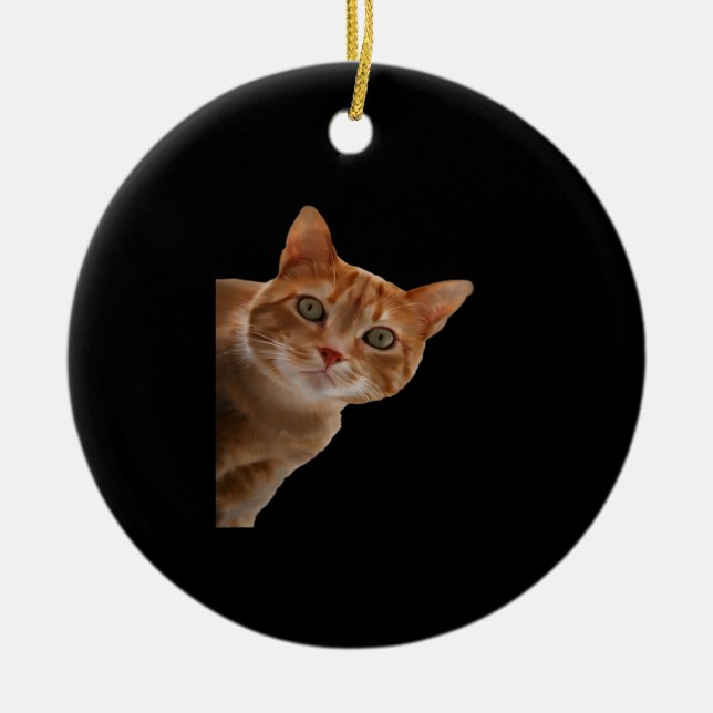 Peekaboo- Painting Ceramic Tree Decoration (Front)