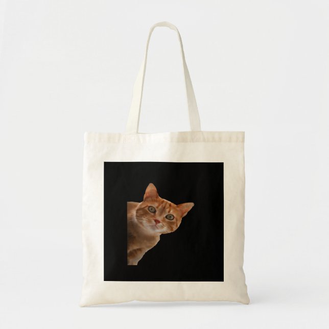 Peekaboo- Painting Tote Bag (Front)