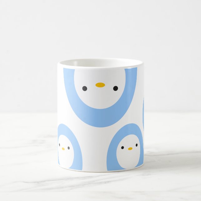 Peekaboo Penguins Coffee Mug (Center)