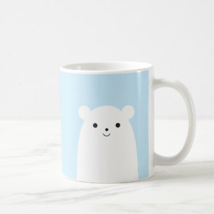 Peekaboo Polar Bear Coffee Mug