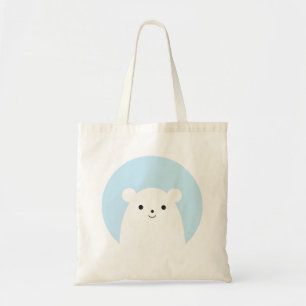 Peekaboo Polar Bear Tote Bag