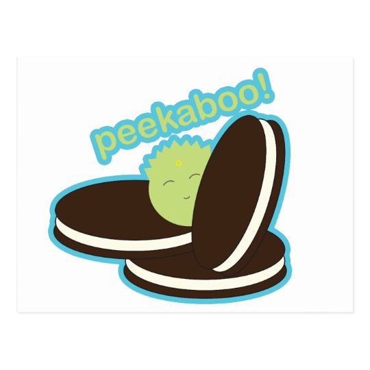 Peekaboo! Postcard