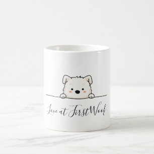 Peekaboo Puppy Coffee Mug