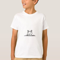 Peekaboo Rabbit Cartoon Sketch Classic