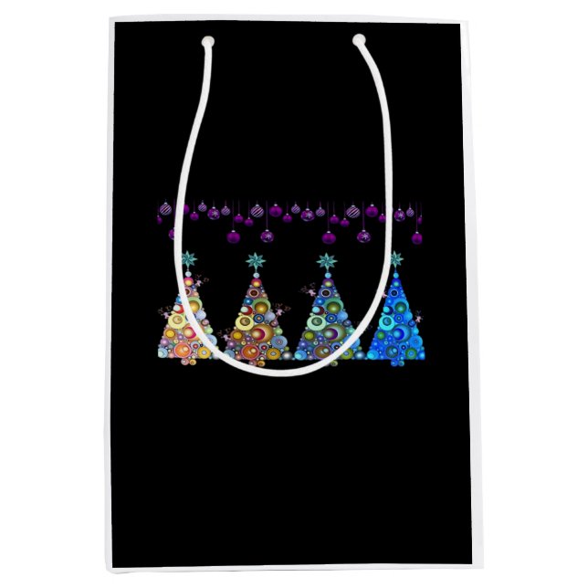 Peekaboo Reindeer Classic Medium Gift Bag (Front)