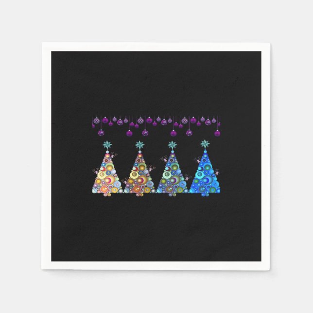 Peekaboo Reindeer Classic Napkin (Front)