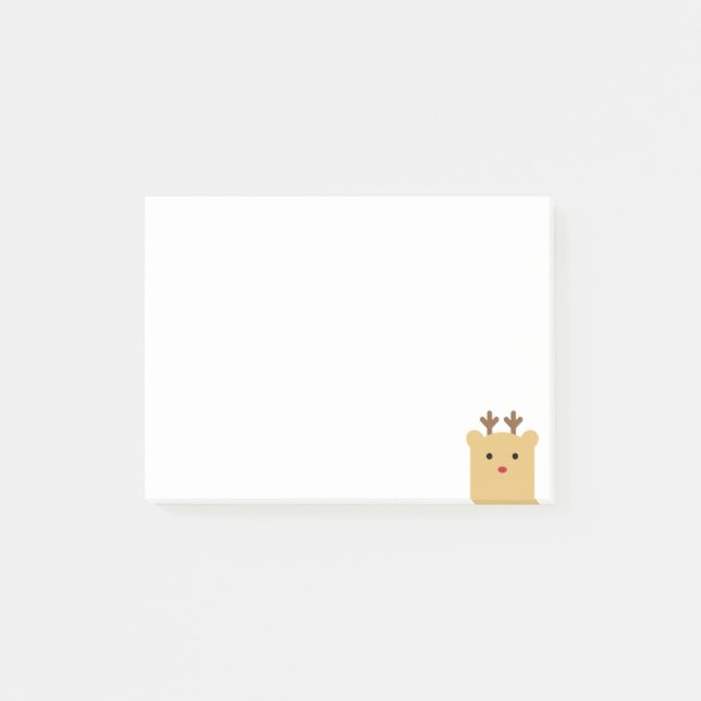 Peekaboo Reindeer Notes (Front)
