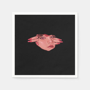Peekaboo – Sloth Design Vibes Napkin