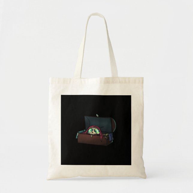 Peekaboo Sloth Halloween Tote Bag (Front)