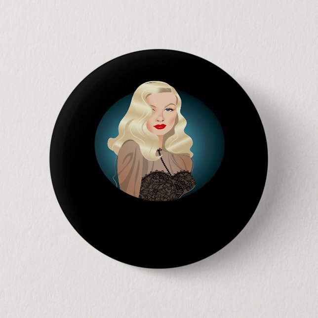Peekaboo Spooky Quote 6 Cm Round Badge (Front)