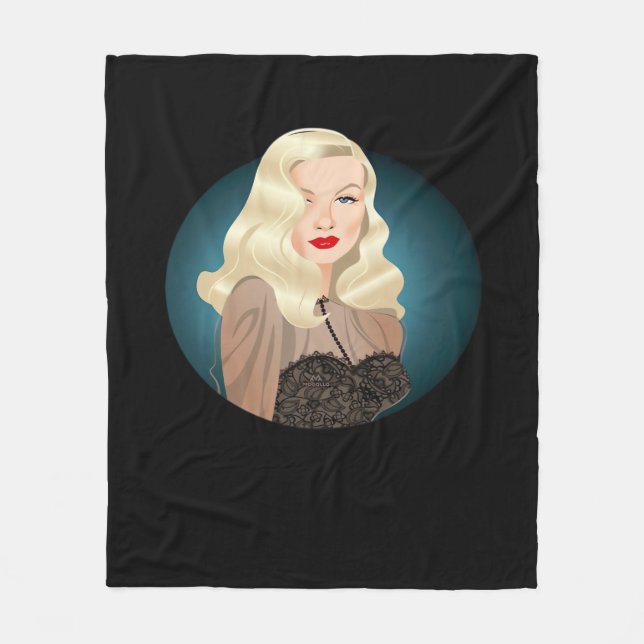 Peekaboo Spooky Quote Fleece Blanket (Front)