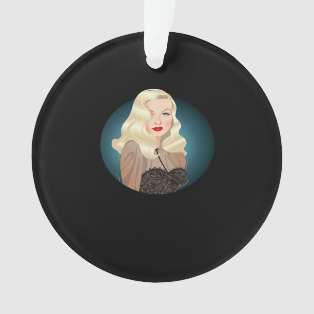 Peekaboo Spooky Quote Ornament (Front)