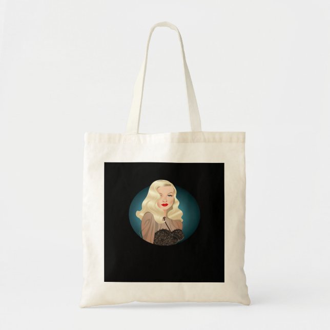 Peekaboo Spooky Quote Tote Bag (Front)
