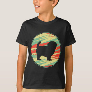 Peekapoo Retro Vintage Silhouette Cute Dog Gift T-Shirt