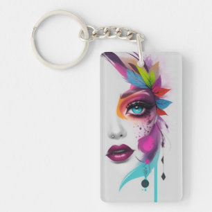 Peeking Acrylic Keychain