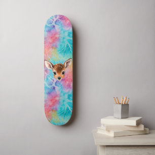 Peeking Baby Deer Water Bottle Skateboard