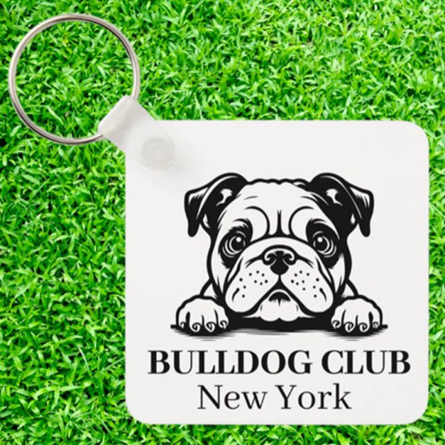 Peeking Boxer Club Key Ring (Thoughtful Gifts for Boxer Lovers)